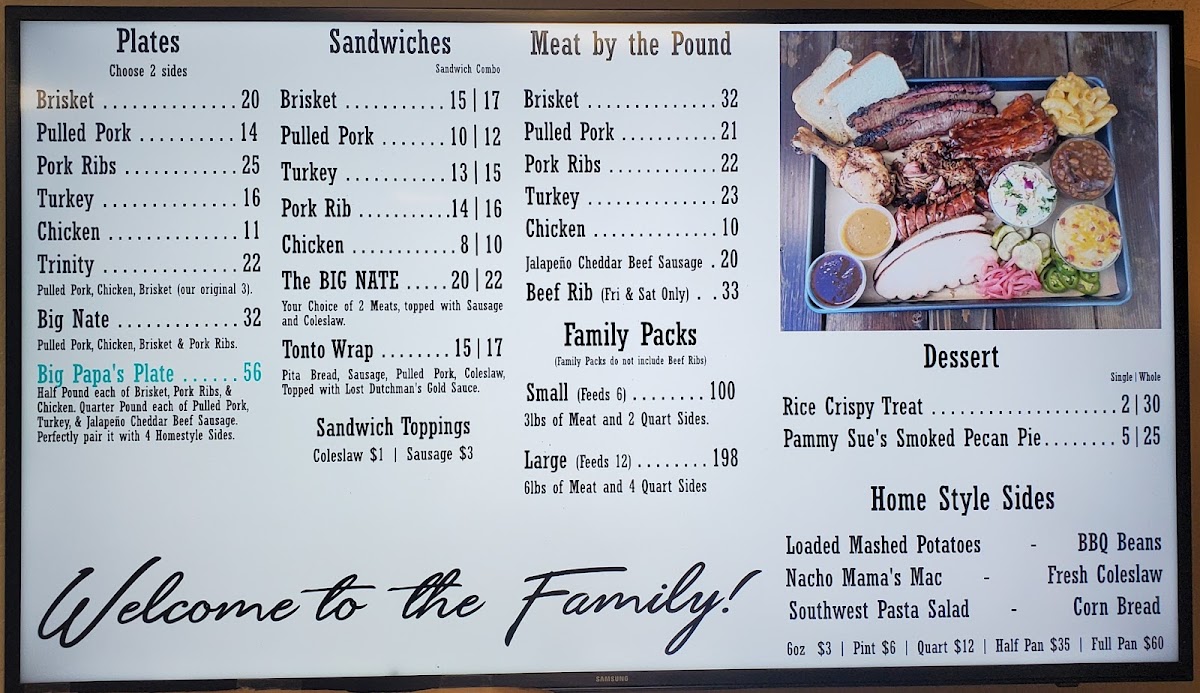 Menu Big Nate's Family Bbq-3